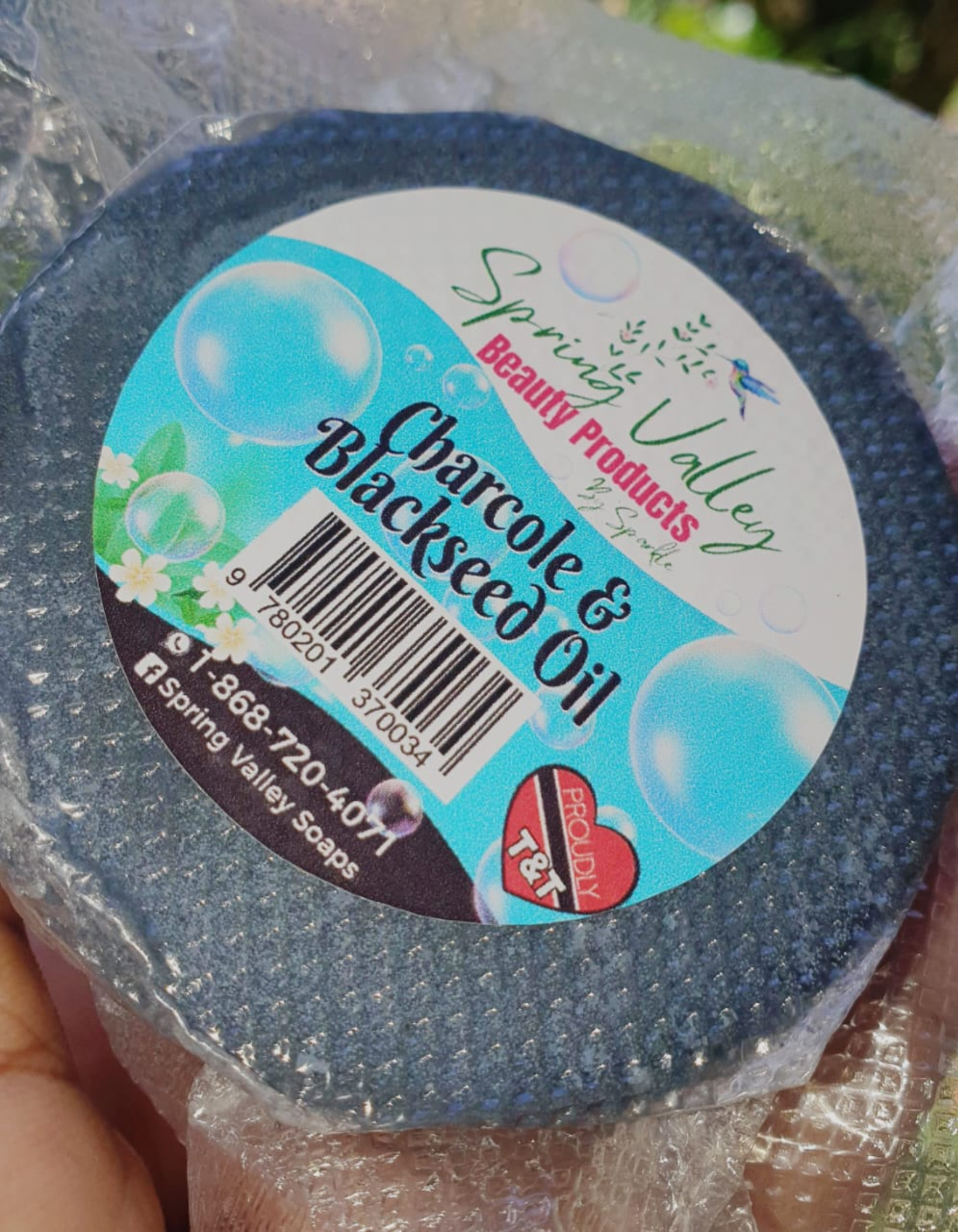 Charcoal + Blackseed Oil Soap Bar (For Oily Skin)