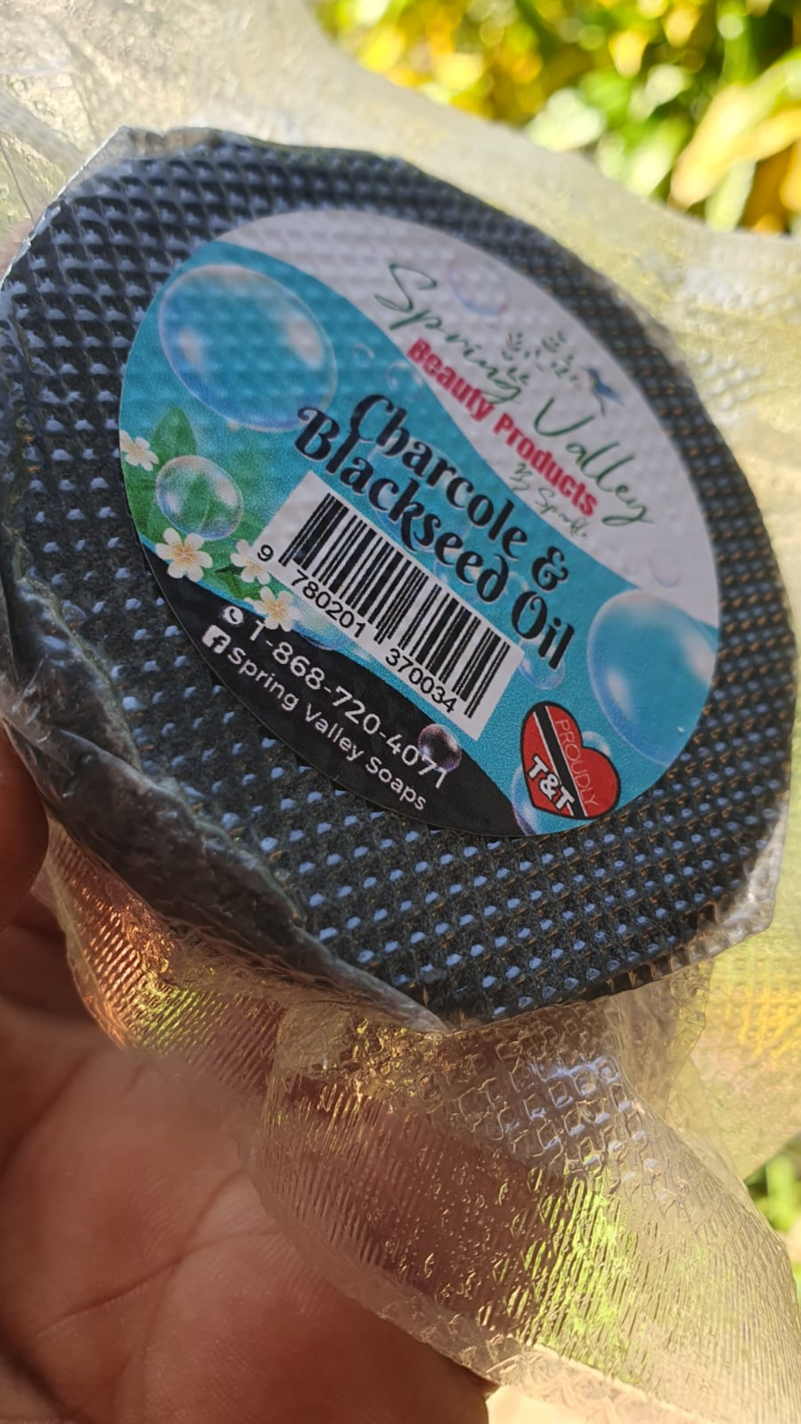 Charcoal + Blackseed Oil Soap Bar (For Oily Skin) - Image 3